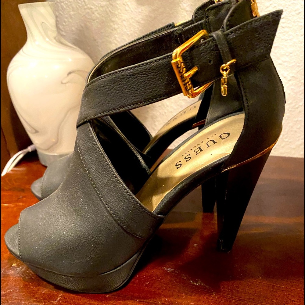 Guess black heels